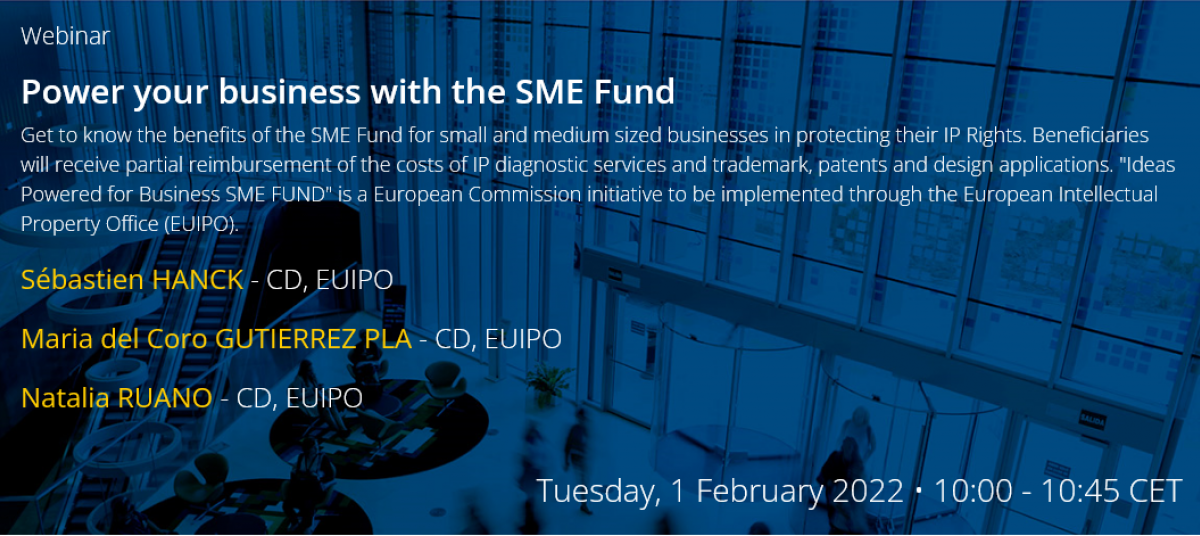 Webinar `Power your business with the SME Fund` on 01 February photo
